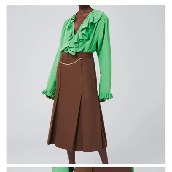 Victoria Beckham chain 70’s skirt - Picture 1 of 5